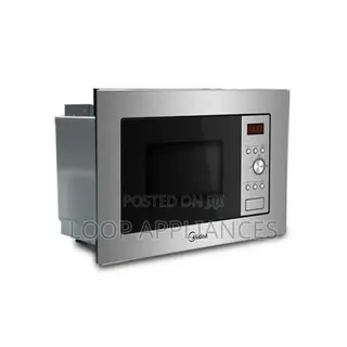 Built in Midea AM717BS7 Solo Microwave Oven - 17 Litre - Silver