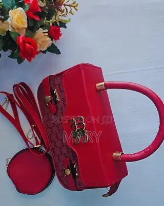 A Red Top- Handle Ladies Handbag