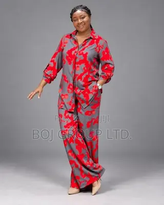 Premium Quality Ladies Shirt & Palazzo Sets–French Fabric, Ghana-Made