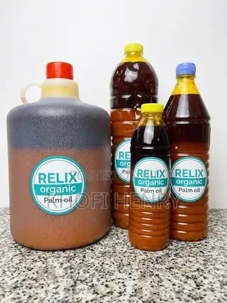 Organic Palm Oil Available in 5L, 1.5L, 1L and 500ml
