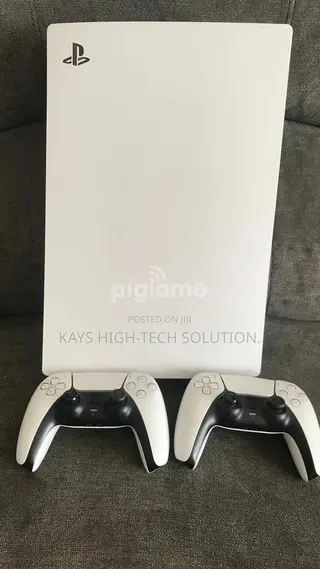 Play Station 5 With Two Controllers and Games