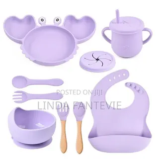 Baby Silicon Feeding Set