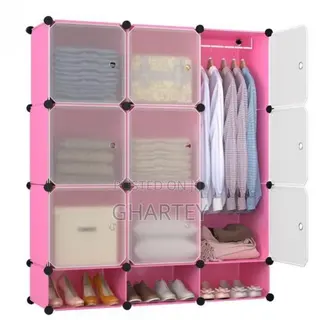 9 Cubes Foldable Wardrobe, Clothes Shoe Storage