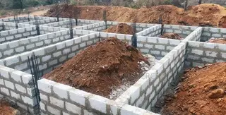 Land With Substructure for an Apartment