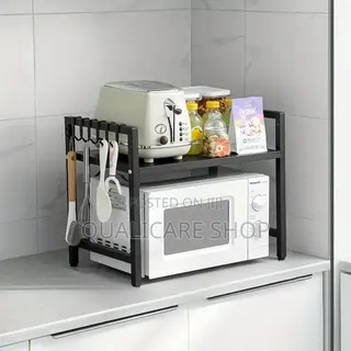 Single Layer Adjustable Microwave Organizer
