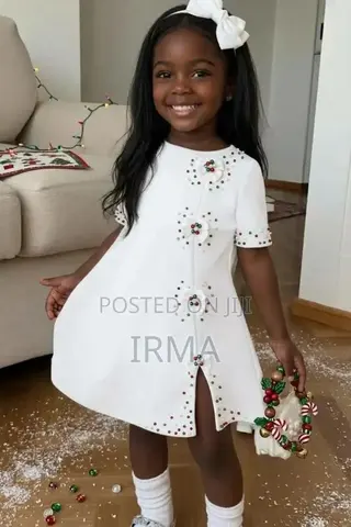 Little Girl Christmas Themed Dress