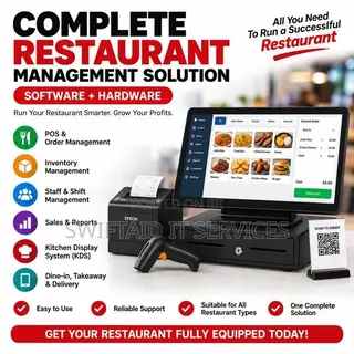 Complete Restaurant Management Software With Hardware