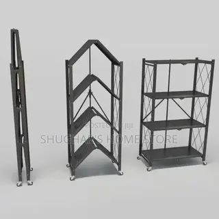 4 Tier Storage Rack With Basket