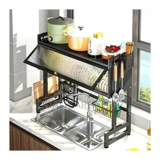 Over The Sink Dustproof Kitchen Rack - All In 1