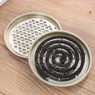 Sets Mosquito Coil Holder Incense Burner - Silver