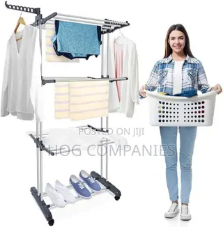 Clothes Drying Rack, 3 Layers Folding Clothes Rail - Fast Delivery