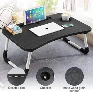 Foldable Bedtop Laptop Usb Table With Drawer -Fast Delivery in 2hrs