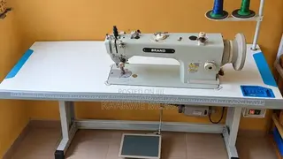 Heavy Duty Walking Foot Flatbed Sewing -Leather Machine