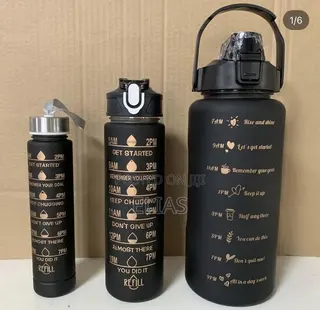 Bottle Three in One Motivational Water Bottle
