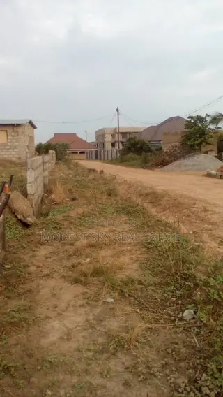 Half Plot of Land With Wall at Amasaman Danchira