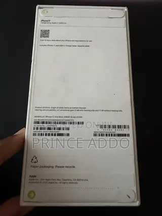New Apple iPhone 17 256 GB Blue