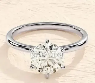 Elegant Non-Fade Stainless Steel Promise/Engagement Ring