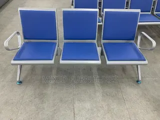 Leather Waiting Chair 3 Seater