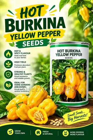 Hot Yellow Habanero Pepper Seeds