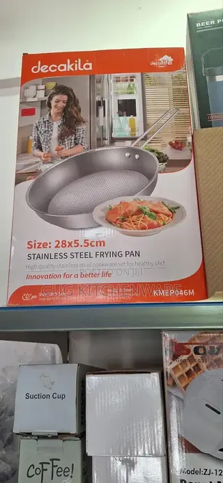 Decakila Stainless Steel Frying Pan