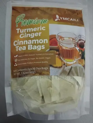 Tumeric, Ginger and Cinnamon Tea Bags to Refresh You for 30 Days