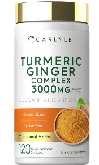 Turmeric and Ginger Complex 3000mg 120 Capsules