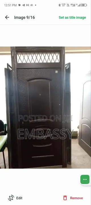Fan Light Security Door