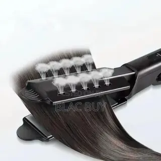 2 In 1 Hair Straightener, Curler And Steamer For All Hair Types