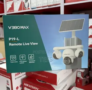 Solar 4g Camera 3lens 6mp V380 Max Audio Human Tracking 2 Way Audio