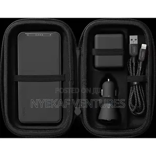 Ubiolabs Portable Charger Bundle With 6,000mAh Battery - Black