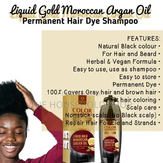 Liquid Gold Moroccan Argan Oil Shampoo Dye
