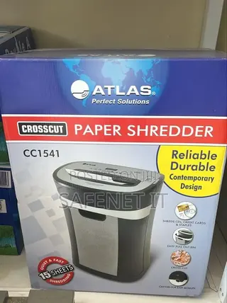 Atlas 15 Sheets Crosscut Paper Shredder