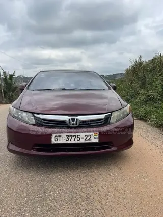 Honda Civic 1.8 5 Door Automatic 2012 Burgundy