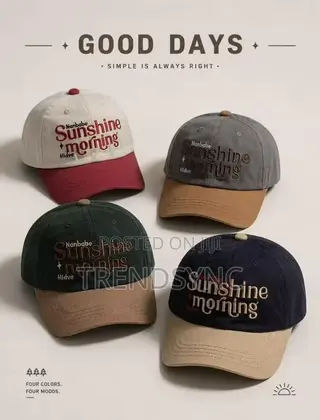 Unisex Casual Two-Tone Baseball Cap (Multiple Colors Available)