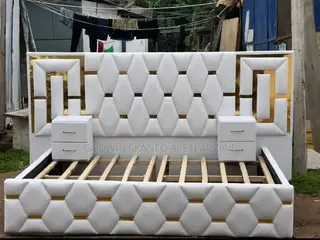 King Size Bed Frame and Side Drawer Available