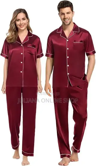 Couple Silky Pajamas