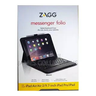 Zagg Messenger Bluetooth Keyboard Folio for iPad