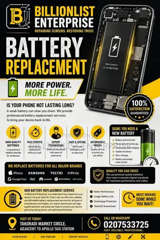 Professional Battery Replacement