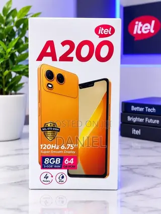 New Itel A200 64 GB Orange