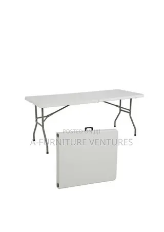 Ten-Seater White Folding Table