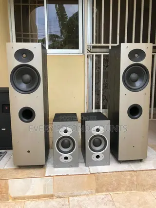Athena as-F1-1 Tower + Polk Audio Speakers