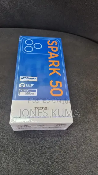 New Tecno Spark 50 128 GB Black