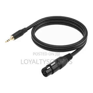 5 Meters Female Xlr To Small Pin Jack Cable