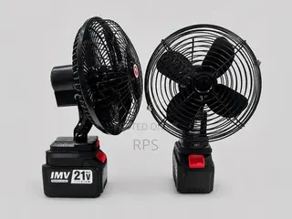 8” Rechargeable Industrial Style Mini Fan