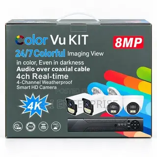 Hikvision ColorVu 8MP (4K) 4-Channel CCTV Surveillance Kit