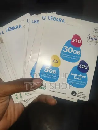 Lebara UK Sim Card + £5 Credit