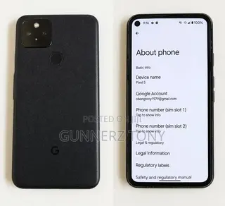 Google Pixel 5 128 GB Black