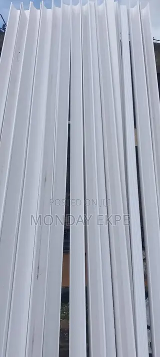 White PVC Rain Gutter and Accessories
