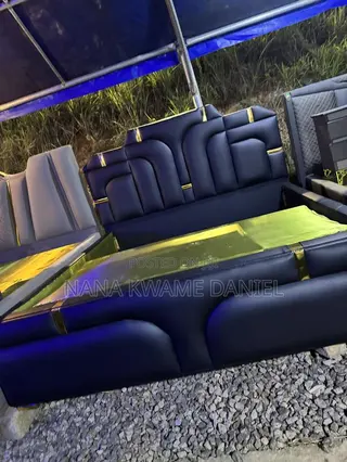 Queen Size Bed Blue Black