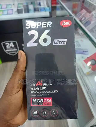 New Itel S26 Ultra 256 GB Black
